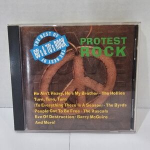 Best Of 60's & 70's Rock: Protest Rock CD Various Artists 1992 READ